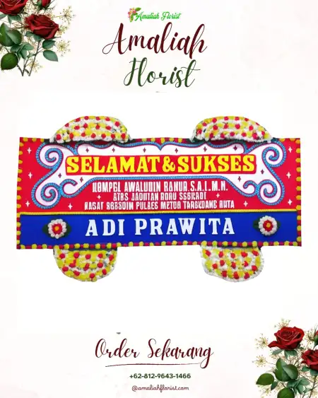 Papan Bunga Ucapan Selamat Dermasuci